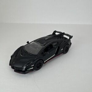 Kinsmart Lamborghini Veneno 1:36 Diecast Toy Car Dark Black
